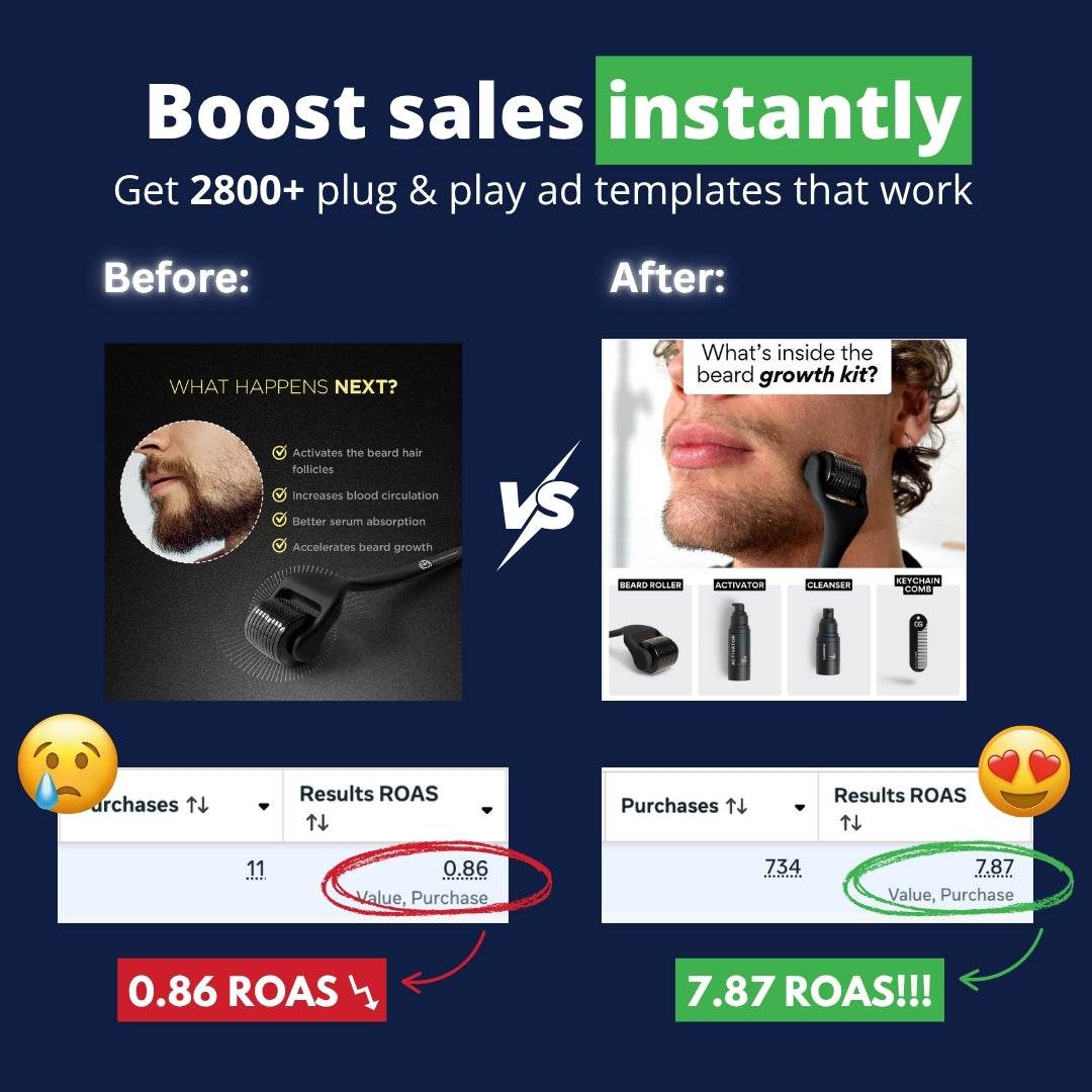 600+ Static Ads Canva Templates Pack - RocketAds.Club